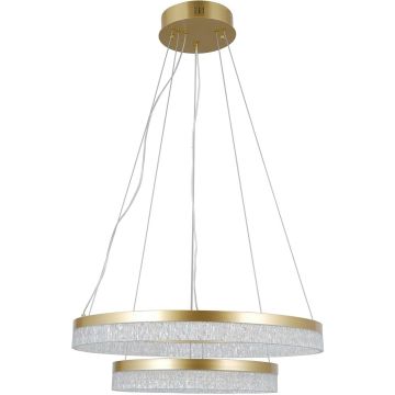 Italux Pantal PND-34533-2L-GD lampa wisząca 2x36W/LED 3600lm 3000K/4000K/6000K IP20