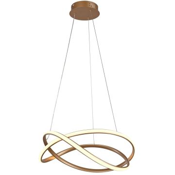 Italux Rumio PND-23917-GD lampa wisząca 1x40W/LED 3400lm 3000K/4000K/6000K IP20