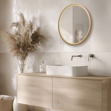 Zambelis MIRROR WITH LED 25389 lustro 15W/led 1034-1210lm 3000-4000K IP44
