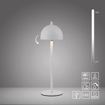 Paul Neuhaus BELLIS 19244-16 lampka stołowa 1x2,5W/LED 210lm 3000k ip54