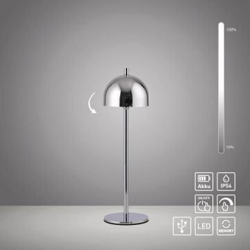 Paul Neuhaus BELLIS 19244-17 lampka stołowa 1x2,5W/LED 210lm 3000k ip54