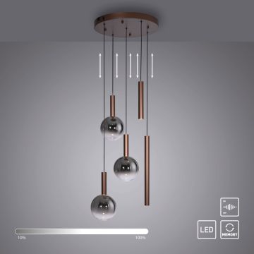 Paul Neuhaus BOWL 2285-23 lampa wisząca 5x6,3W/LED 1450lm 2700k ip20