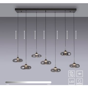 Paul Neuhaus POSH 15695-15 lampa wisząca 7x6,3W/LED 1650lm 3000k ip20