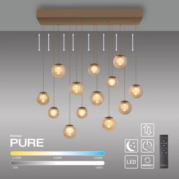 Paul Neuhaus PURE POPUP 2590-97 lampa wisząca 13x3W/LED 3050lm 2200-5000k ip20