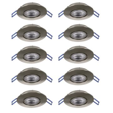 Eglo GEDREZ 300196 downlight wpuszczany 10x4.9W/LED 5200lm 2700K, 4000K, 6500K IP20