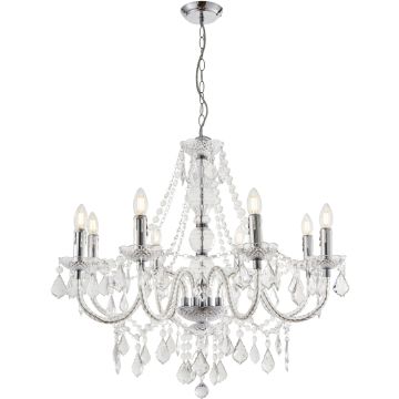 Endon CLARENCE 308-8CL żyrandol 8x60W/E14  