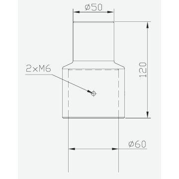 Norlys Akcesoria 3060GA redukcja Ø60/Ø50