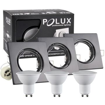 Polux OLIN 305879 downlight wpuszczany 1x3,5W/GU10 IP20 3000K