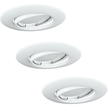 Polux OLIN 306210 downlight wpuszczany 1x3,5W/GU10 IP20 3000K