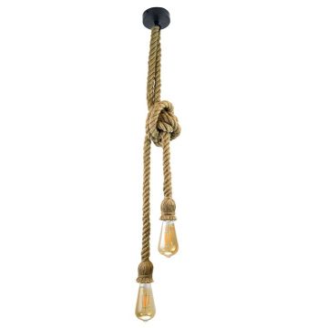 Polux ROPE 307613 lampa wisząca 2x12W LED/E27