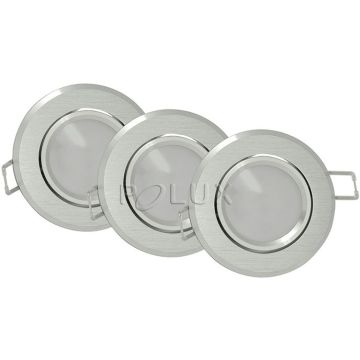 Polux SUN 305275 downlight wpuszczany 1x3,5W/GU10 IP20 3000K