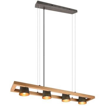 Trio BELL 301900467 lampa wisząca 4x25w/e14   ip20