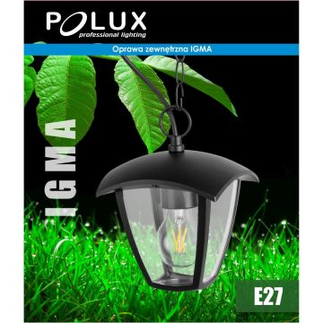 Polux IGMA 311887 lampa wisząca 1x12W/E27 IP44 