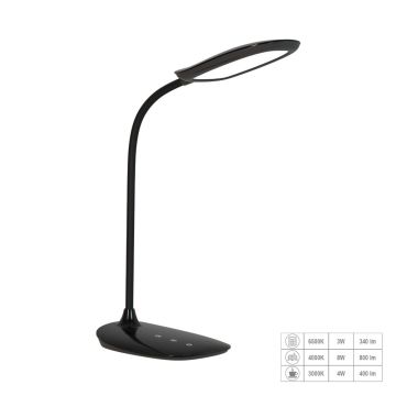 Prezent HEKA 31218 lampka biurkowa 1x10W/LED 459lm IP20