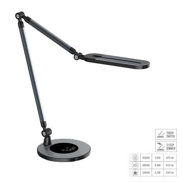 Prezent PTYAS 31210 lampka biurkowa 1x9W/LED 462lm IP20