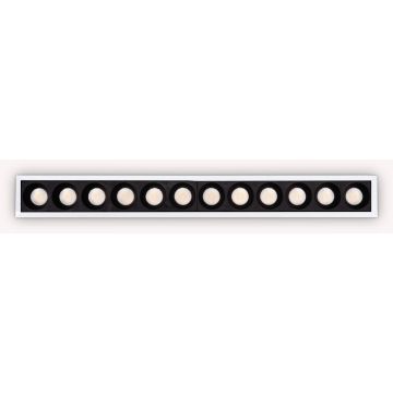 Ideal Lux LIKA 327518 lampa sufitowa do wbudowania 1x20W/LED  3000K ip20