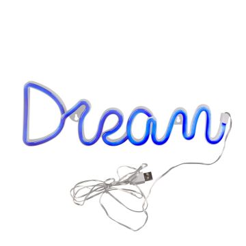 Polux DREAM 327109 neon 1x3W/LED Niebieska IP20