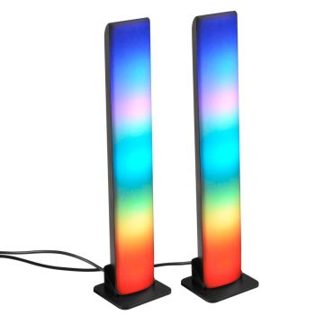 Polux GAMER 326591 lampka biurkowa 2x5W/LED RGBW IP20