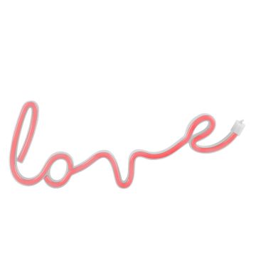 Polux LOVE 327116 neon 1x3W/LED Czerwona IP20