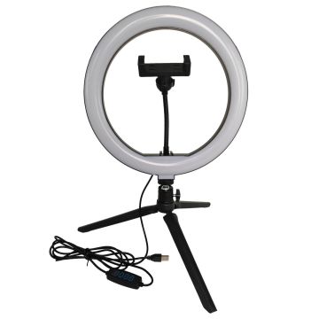 Polux SELFIE 327604 lampka biurkowa 1x10W/LED 240lm 2700K-4000K-6500K IP20