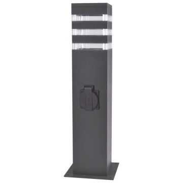 Polux TEKSAS 327970 słupek ogrodowy 1x12W/E27 IP44