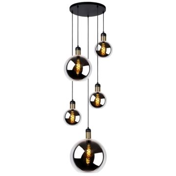Lucide JULIUS 34438/05/65 lampa wisząca 5x40w/e27   ip20