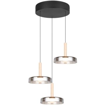 Trio CELESTE 354930332 lampa wisząca 3x22.5w/led 750lm 3000k ip20