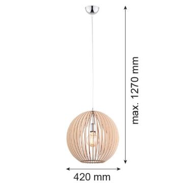 Argon PORTORYKO 3672 lampa wisząca 1x15W/E27  IP20