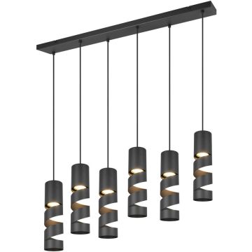 Trio STREAM 364000632 lampa wisząca 6x10w/gu10   ip20