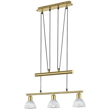 Trio LEVISTO 371010308 lampa wisząca 3x40w/e14 400lm 3000k ip20