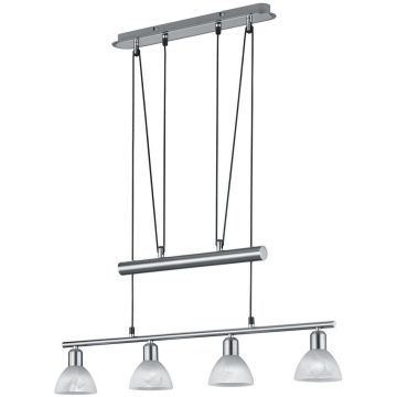 Trio LEVISTO 371010407 lampa wisząca 4x40w/e14 400lm 3000k ip20