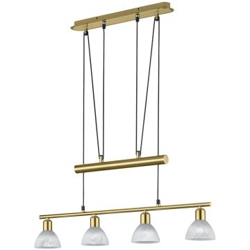 Trio LEVISTO 371010408 lampa wisząca 4x40w/e14 400lm 3000k ip20