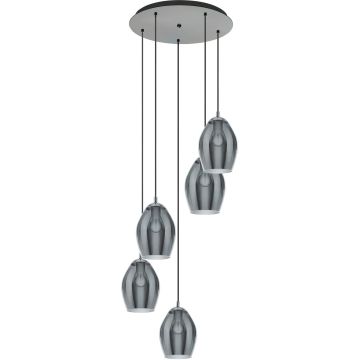 Eglo ESTANYS 39567 lampa wisząca 5x60W/E27 IP20 