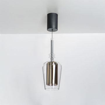 Zuma Line TAGNA 251010-AM lampa wisząca 1x6W/LED 270lm 3000K IP20