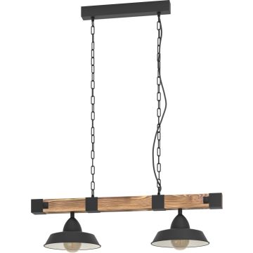 Eglo OLDBURY 44085 lampa wisząca 2x60w/e27   ip20