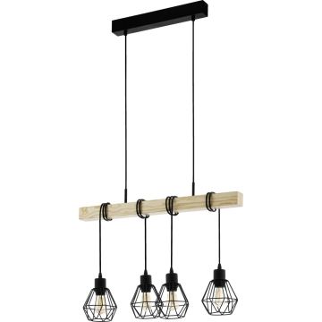 Eglo TOWNSHEND 5 44075 lampa wisząca 4x60w/e27   ip20