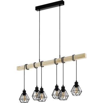 Eglo TOWNSHEND 5 44076 lampa wisząca 6x60w/e27   ip20