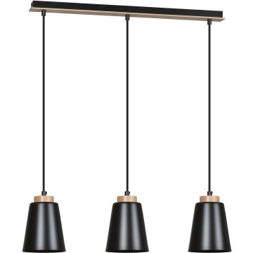 Emibig BOLERO 3 BLACK 442/3 lampa wisząca 3x15W/E27 IP20