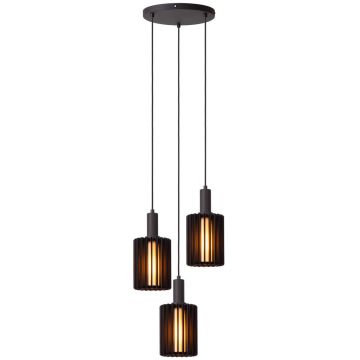 Lucide LAMBRES 45410/13/30 lampa wisząca 3x40w/e27   ip20