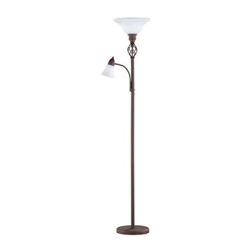Trio RUSTICA 4602021-24 lampa podłogowa 2x140w/e27+e14   ip20