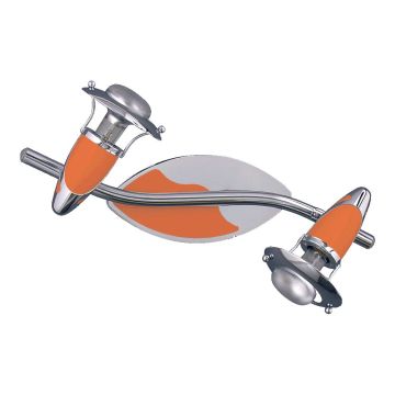 Prezent ZEUS CH/ORANGE 472 spot 2x40W/E14/R50 IP20