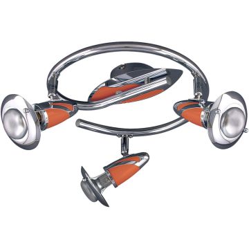 Prezent ZEUS CH/ORANGE 473 spot 3x40w/e14_r50   