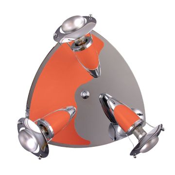 Prezent ZEUS CH/ORANGE 474 spot 3x40W/E14/R50 IP20