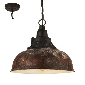 Eglo GRANTHAM 49819 lampa wisząca 1x60W/E27 