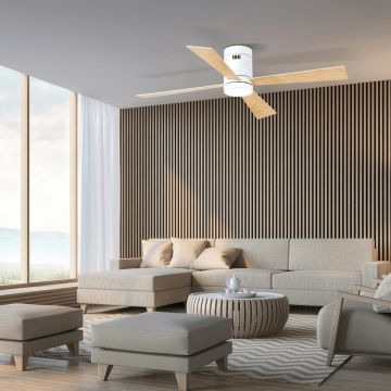 Zambelis CEILING FAN 19137 wentylator 15W/led 1500lm 3000K, 4000K, 6000K  IP20