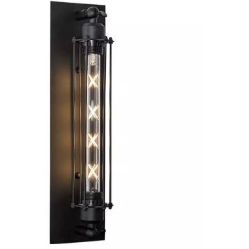 Altavola Design AMSTERDAM LOFT LA001/W_BLACK kinkiet 1x40W/E27 150lm 2700K IP20