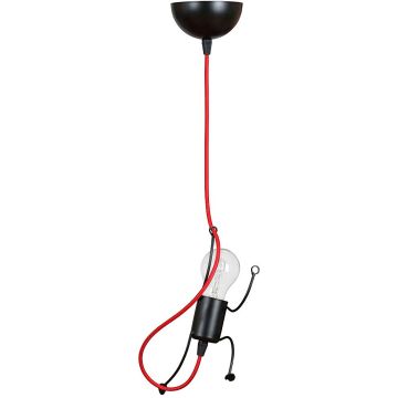 Emibig BOBI 1 BLACK 537/1 lampa wisząca 1x15W/E27 IP20