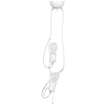Emibig BOBI 2 WHITE 538/2 lampa wisząca 2x15W/E27 IP20
