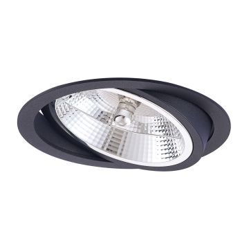 Light Prestige Nero LP-4424/1RS BK movable downlight wpuszczany 1x50W/GU10 IP20