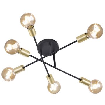 Trio CROSS 606700632 lampa sufitowa 6x40w/e27   ip20